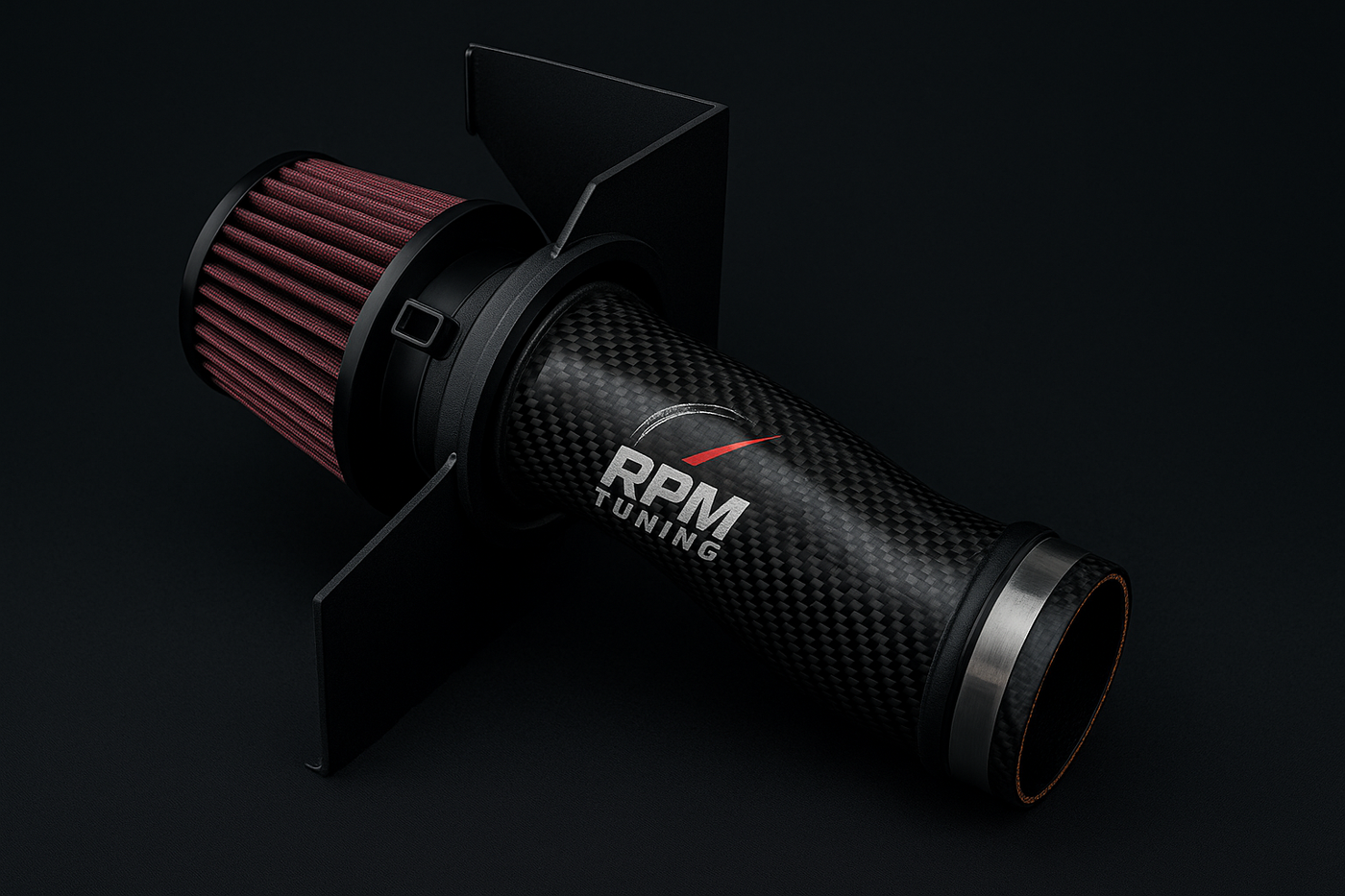 Upgraded cold air intake system for BMW B48 and B58 engines