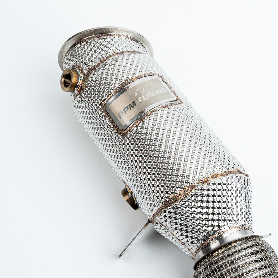 High-Flow Heat Shielded Catless Downpipe (BMW N20)