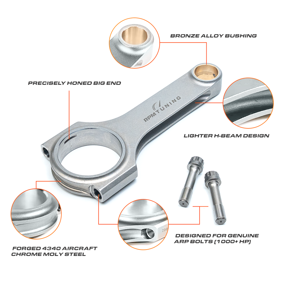 Forged H-Beam Connecting Rods – BMW B48